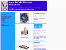 Tablet Screenshot of drink-water.ca